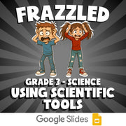 Using Scientific Tools FRAZZLED Science Game - No Prep Grade 3 Review Activity