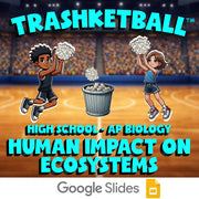 Human Impact on Ecosystems TRASHKETBALL Science Game - No Prep AP Biology Review