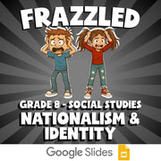 Nationalism & Identity FRAZZLED Socials Game - No Prep Grade 8 Review Activity