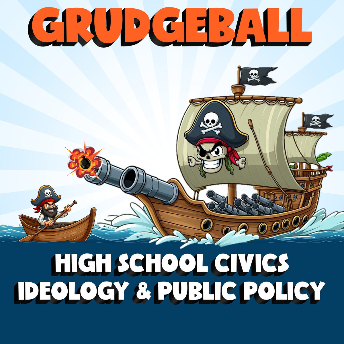 Ideology & Public Policy GRUDGEBALL Civics Game - No Prep Review Activity