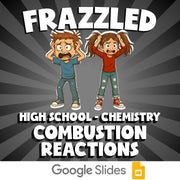 Combustion Reactions FRAZZLED Science Game - No Prep Chemistry Review Activity