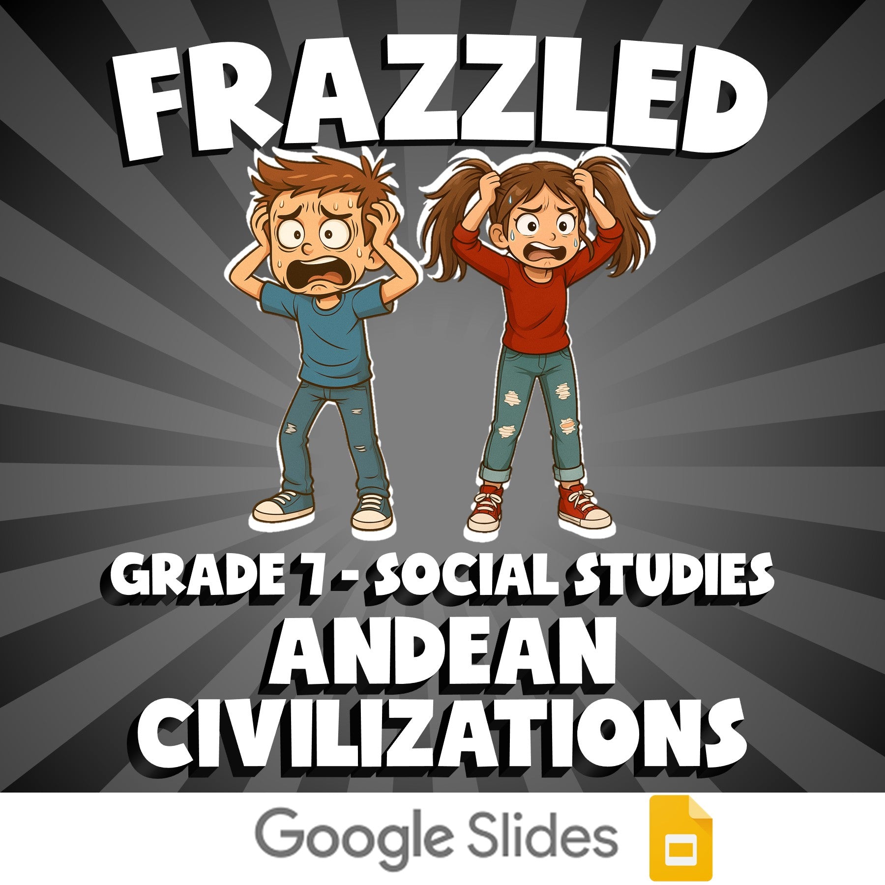 Andean Civilizations FRAZZLED Socials Game - No Prep Grade 7 Review Activity