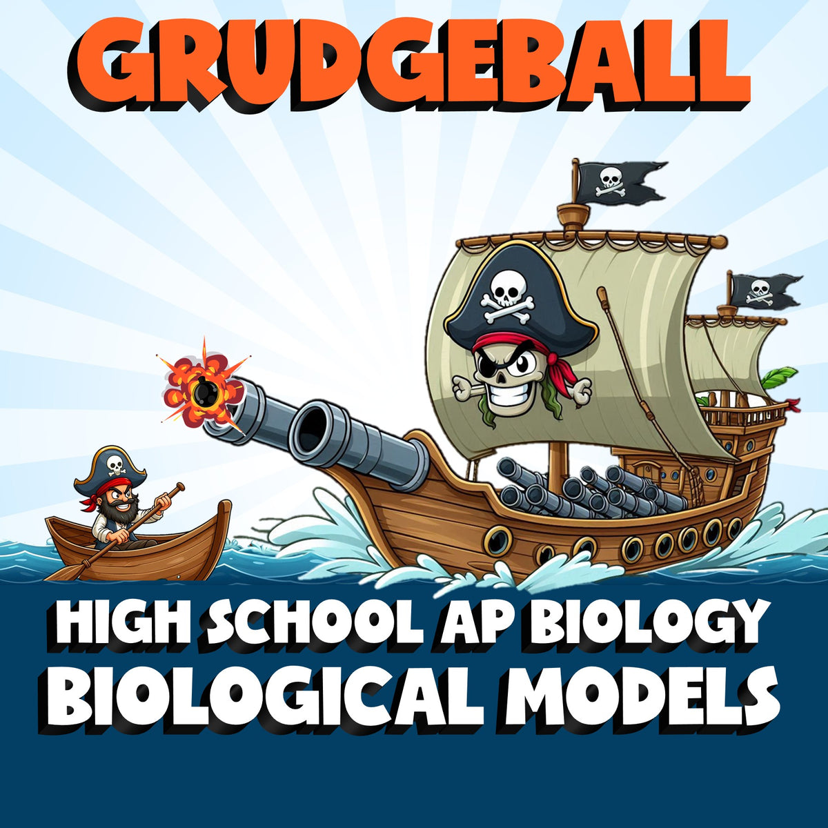 Biological Models GRUDGEBALL Science Game - No Prep AP Biology Review Activity