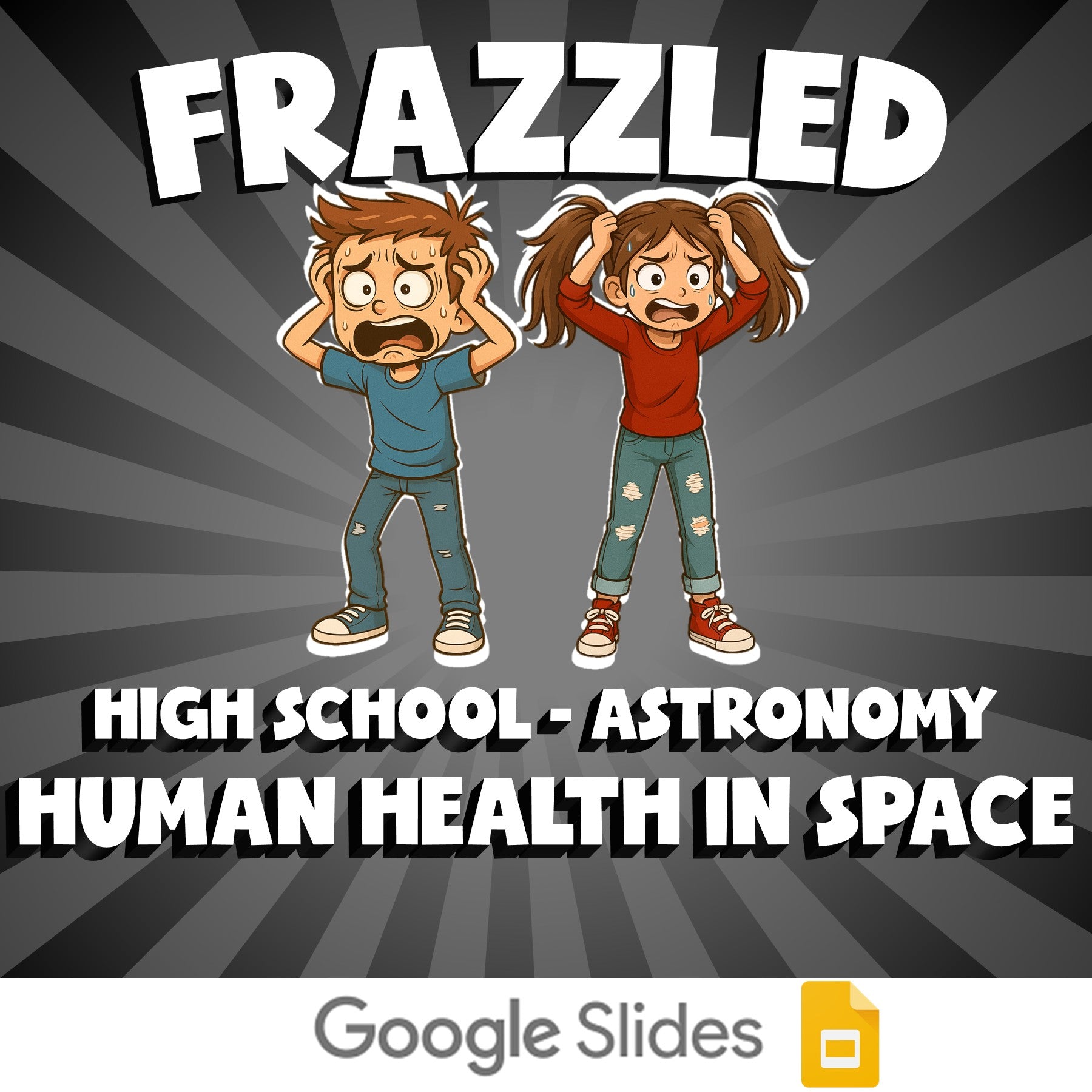 Human Health in Space FRAZZLED Science Game - No Prep Astronomy Review Activity