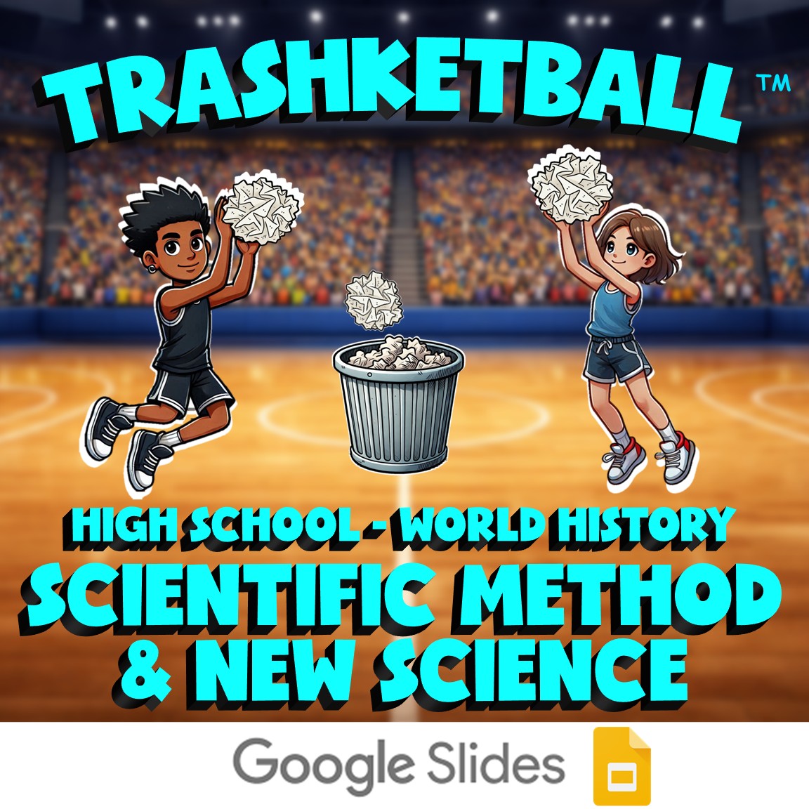Scientific Method & New Science TRASHKETBALL Game - No Prep World History Review