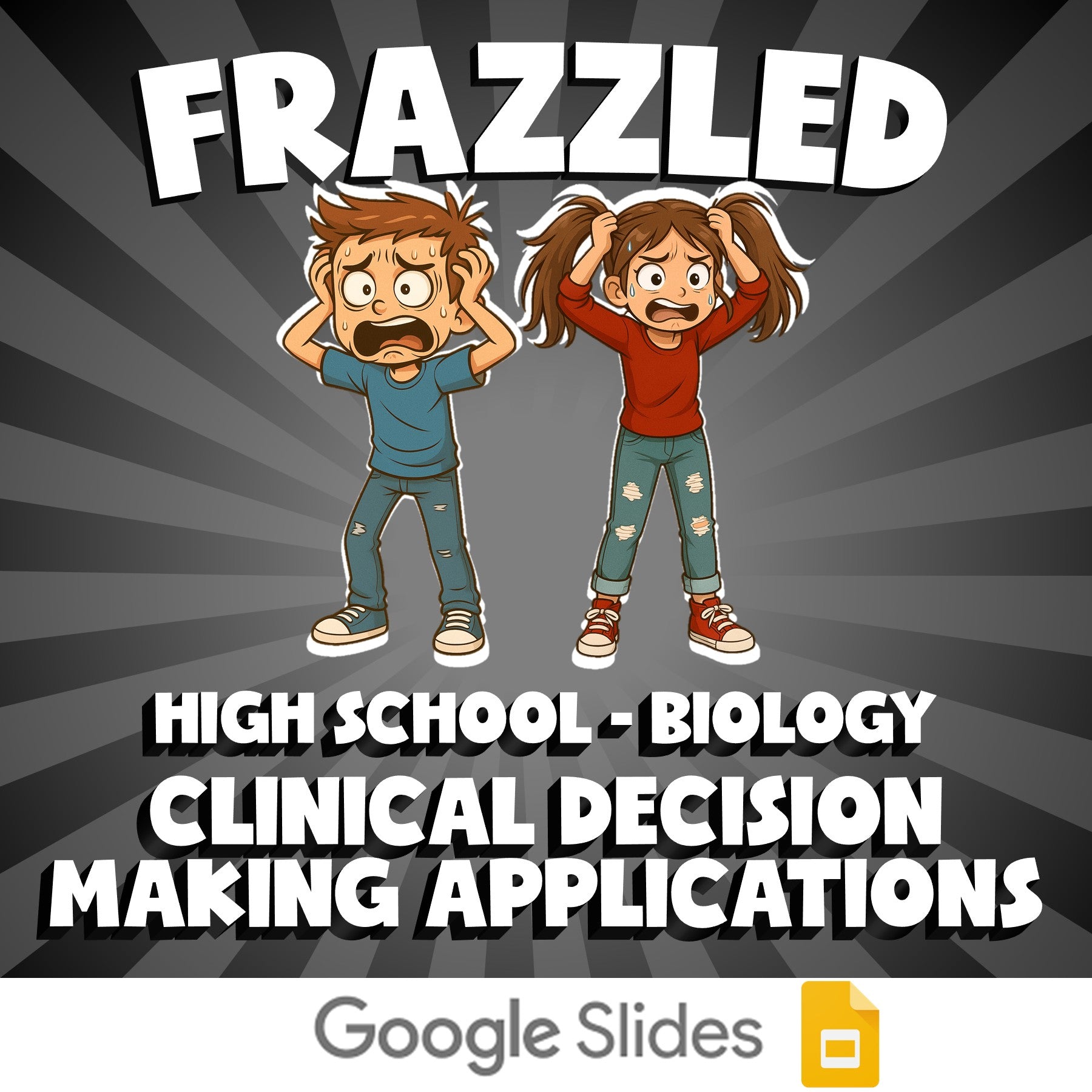 Clinical Decision Making Applications FRAZZLED Science Game - No Prep Biology