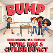 Total War & Civilian Impact BUMP U.S. History Game - No Prep Review Activity
