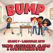 Thesis Statements, Claims & Controlling Ideas BUMP ELA Game - No Prep Grade 9