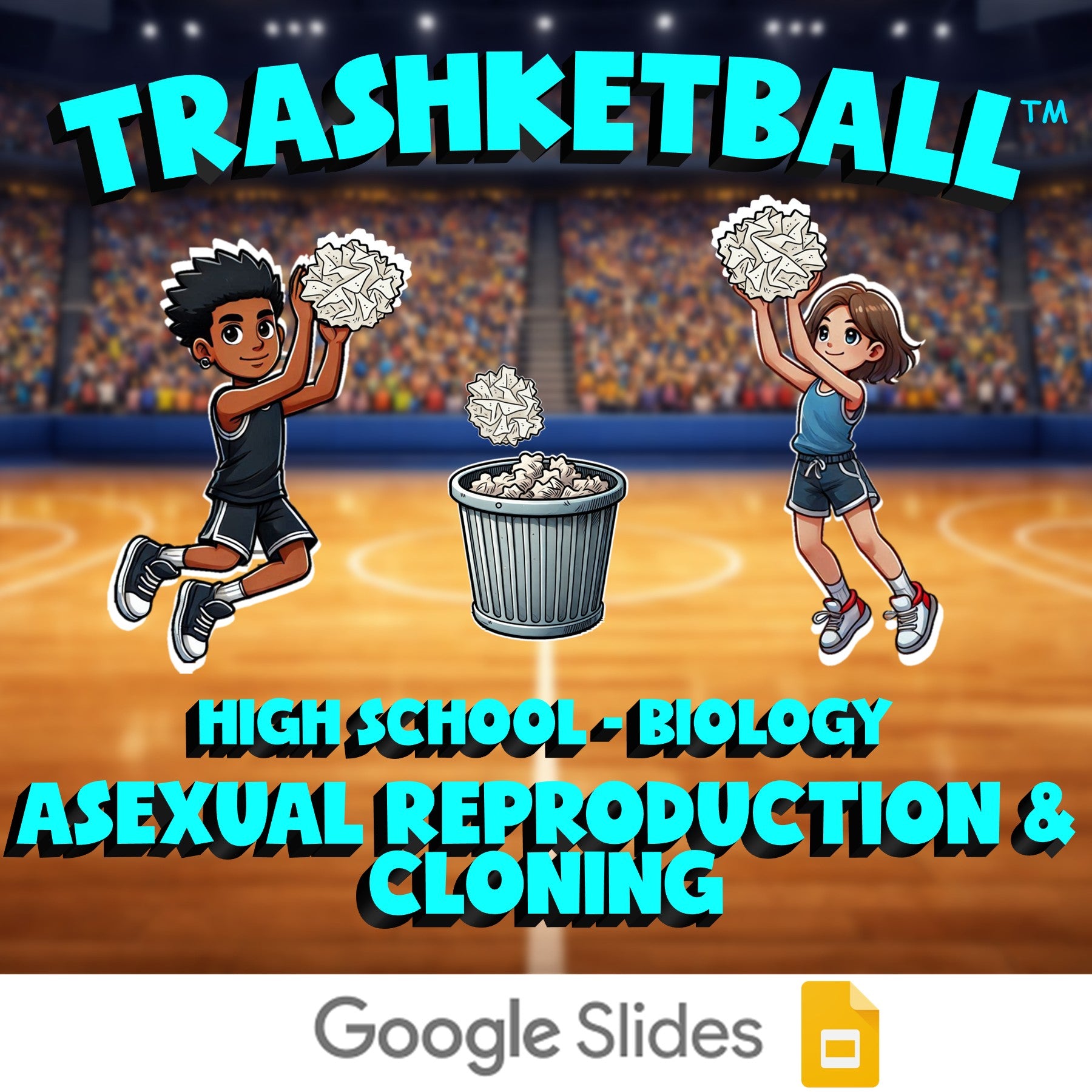 Asexual Reproduction & Cloning TRASHKETBALL Science Game - No Prep Biology
