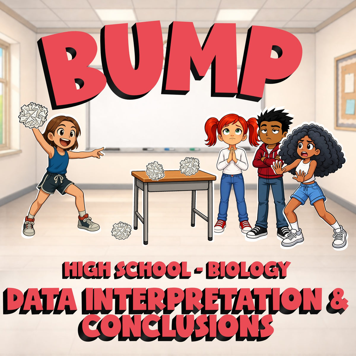Data Interpretation & Conclusions BUMP Science Game - No Prep Biology Review
