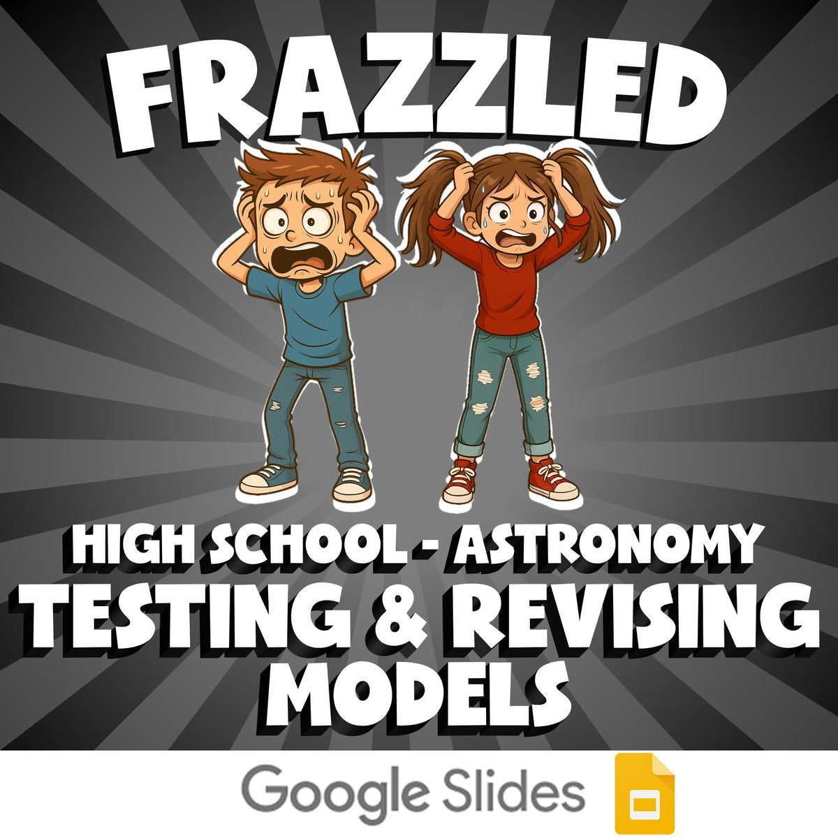 Testing & Revising Models FRAZZLED Science Game - No Prep Astronomy Review
