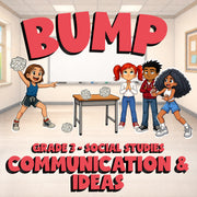Communication & Ideas BUMP Socials Game - No Prep Grade 3 Review Activity