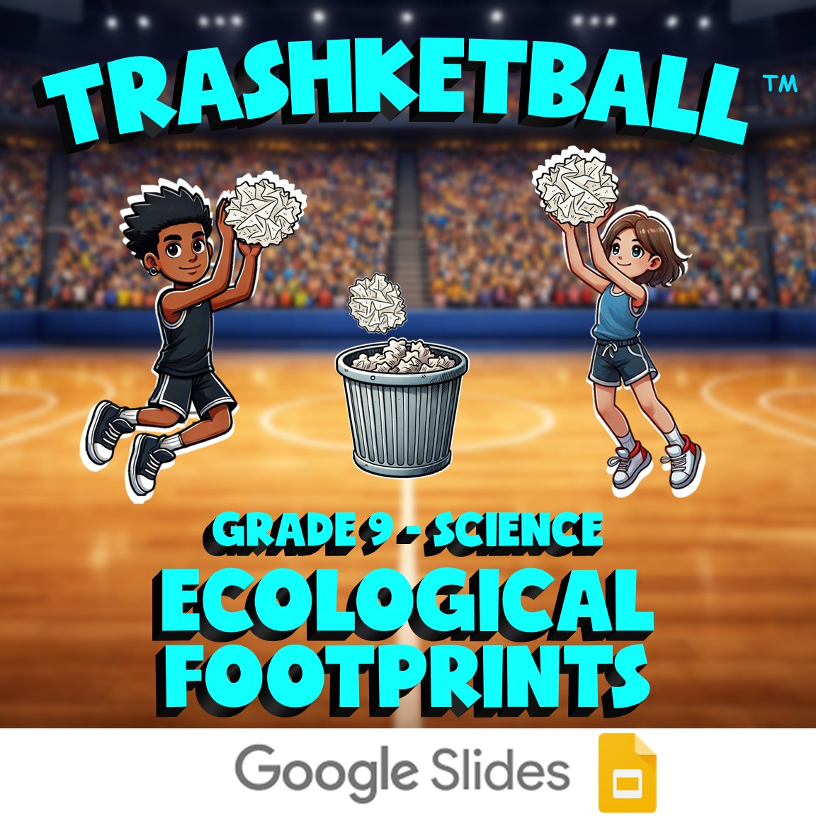 Ecological Footprints TRASHKETBALL Science Game - No Prep Grade 9 Review