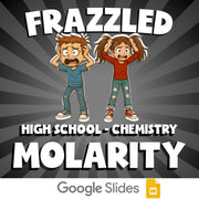 Molarity FRAZZLED Science Game - No Prep Chemistry Review Activity