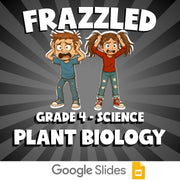 Plant Biology FRAZZLED Science Game - No Prep Grade 4 Review Activity