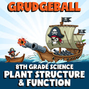 Plant Structure & Function GRUDGEBALL Science Game - No Prep Grade 8 Review
