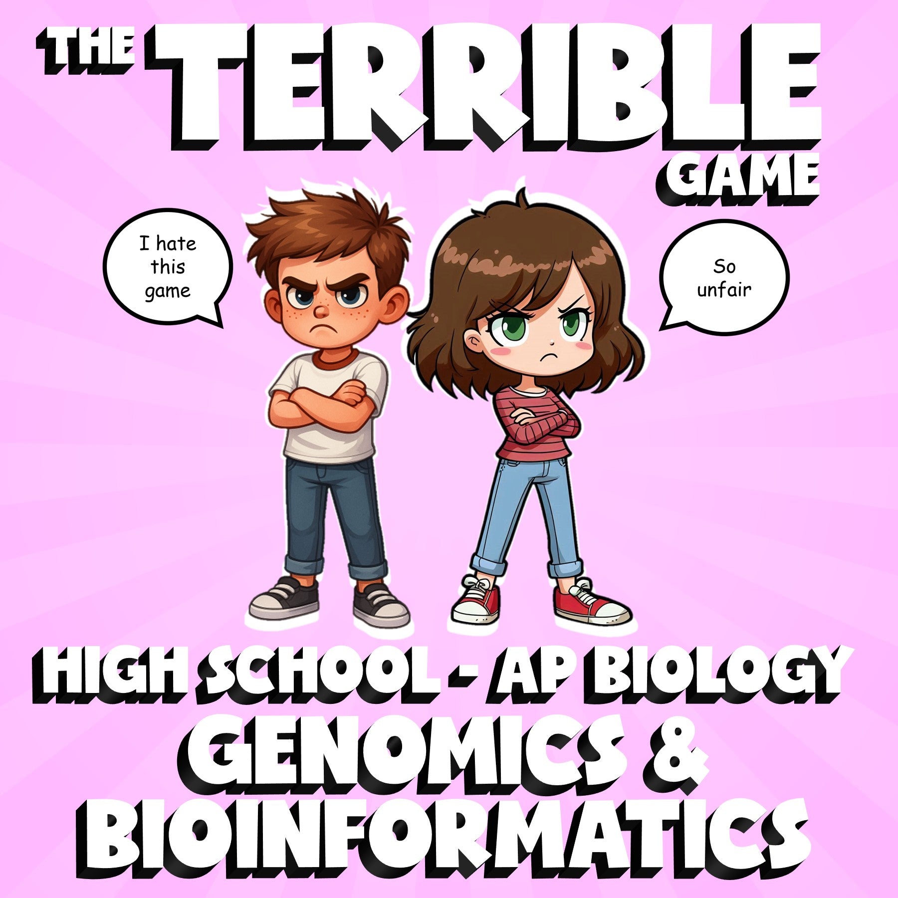 Genomics & Bioinformatics THE TERRIBLE GAME - No Prep AP Biology Science Review