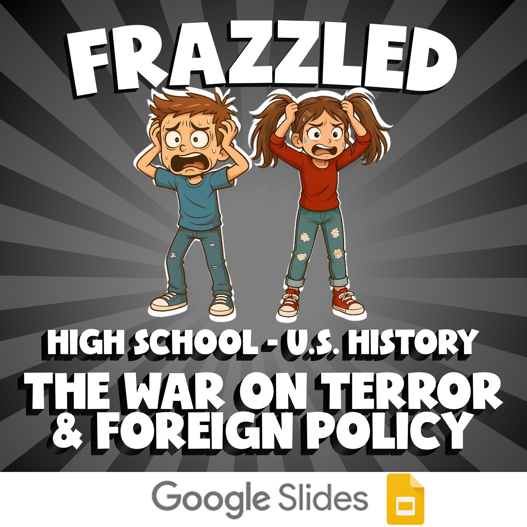 The War on Terror & Foreign Policy FRAZZLED U.S. History Game - No Prep Review