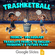 Translate French to English - Frequency & Future Plans TRASHKETBALL Game French