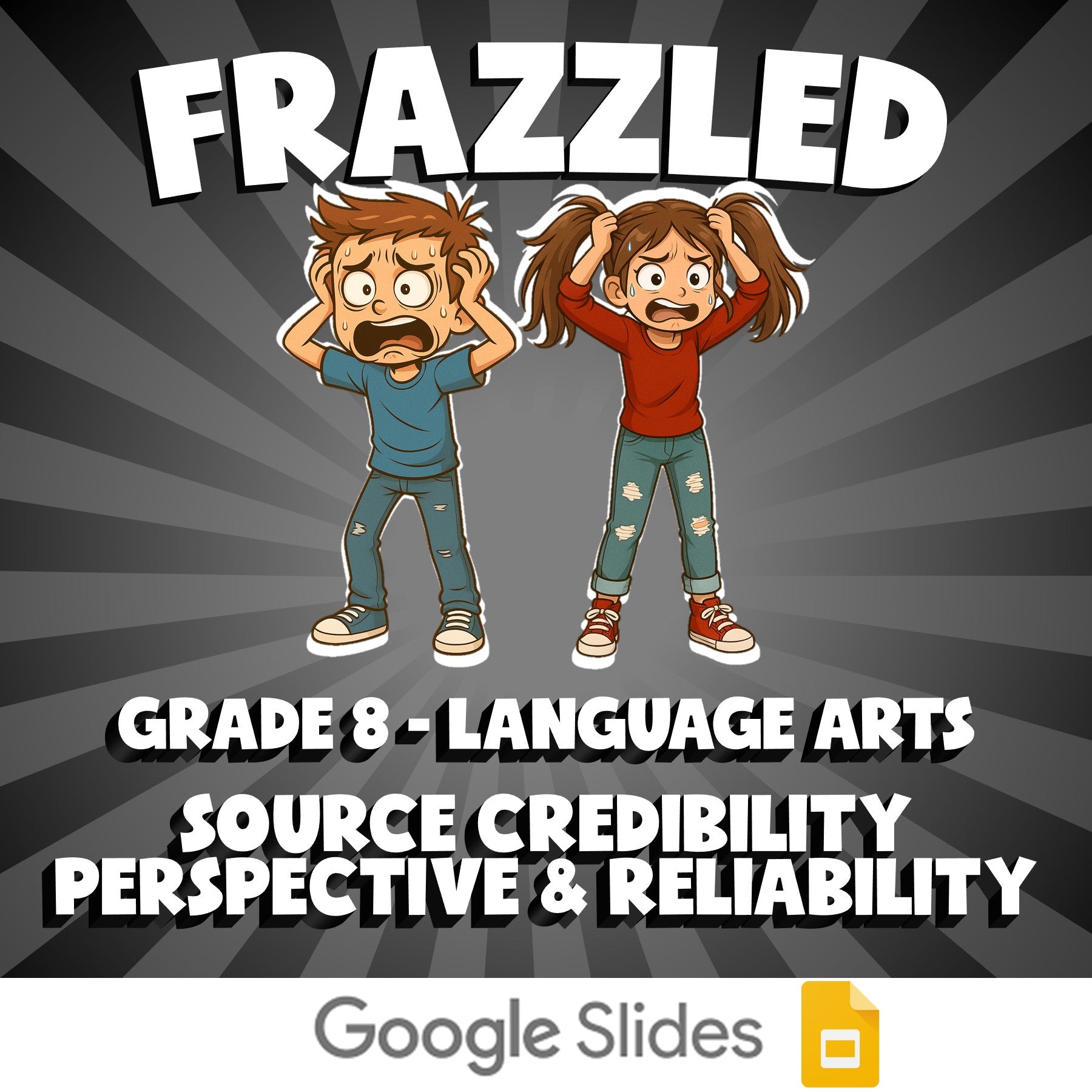 Source Credibility Perspective & Reliability FRAZZLED ELA Game - No Prep Grade 8