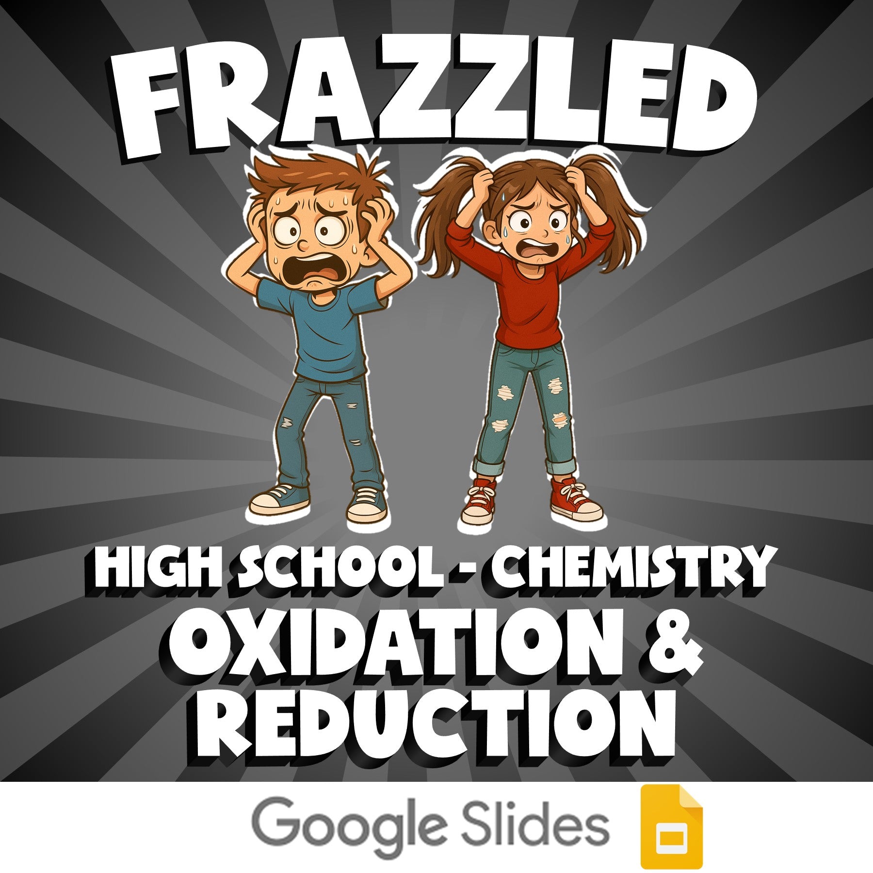 Oxidation & Reduction FRAZZLED Science Game - No Prep Chemistry Review Activity