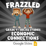 Economic Connections FRAZZLED Socials Game - No Prep Grade 4 Review Activity
