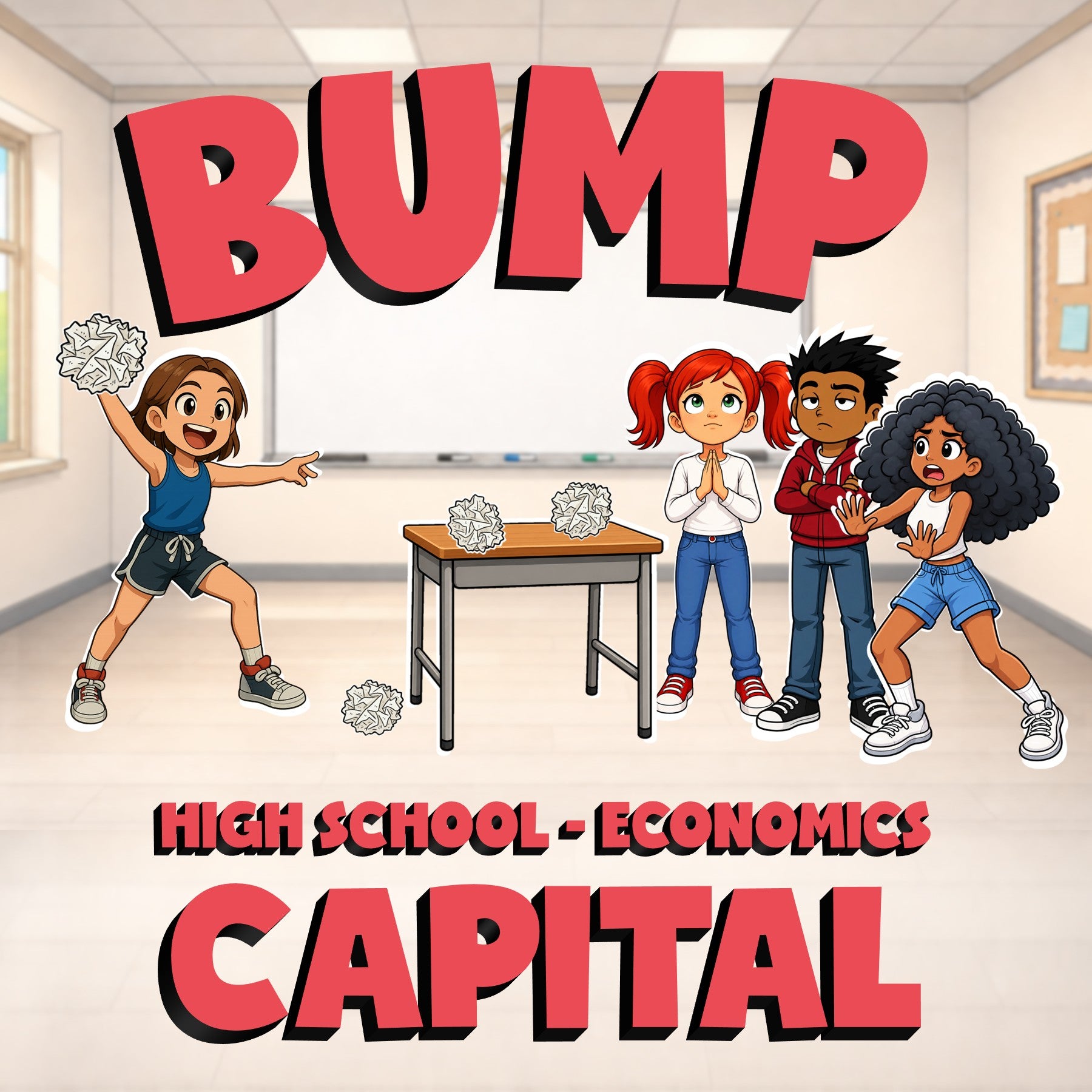 Capital BUMP Economics Game - No Prep Review Activity