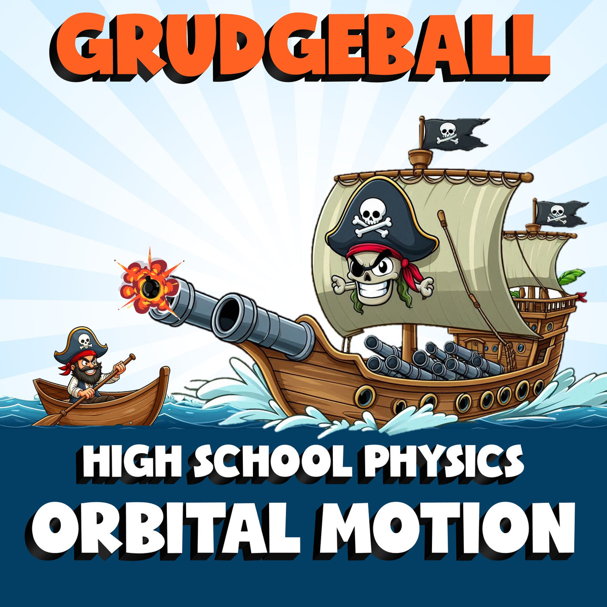 Orbital Motion GRUDGEBALL Science Game - No Prep Physics Review Activity