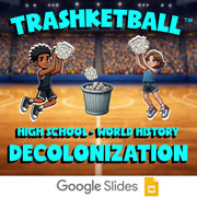 Decolonization TRASHKETBALL Game - No Prep World History Review Activity