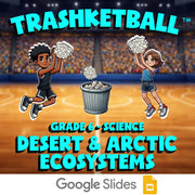 Desert & Arctic Ecosystems TRASHKETBALL Science Game - No Prep Grade 6 Review