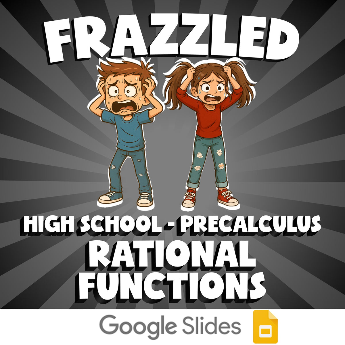 Rational Functions FRAZZLED Math Game - No Prep PreCalculus Review Activity