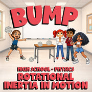 Rotational Inertia in Motion BUMP Science Game - No Prep Physics Review Activity