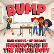 Homeostasis in the Human Body BUMP Science Game - No Prep AP Biology Review