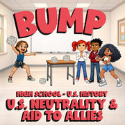 U.S. Neutrality & Aid to Allies BUMP U.S. History Game - No Prep Review Activity