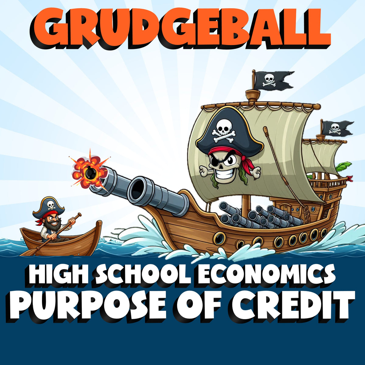 Purpose of Credit GRUDGEBALL Economics Game - No Prep Review Activity