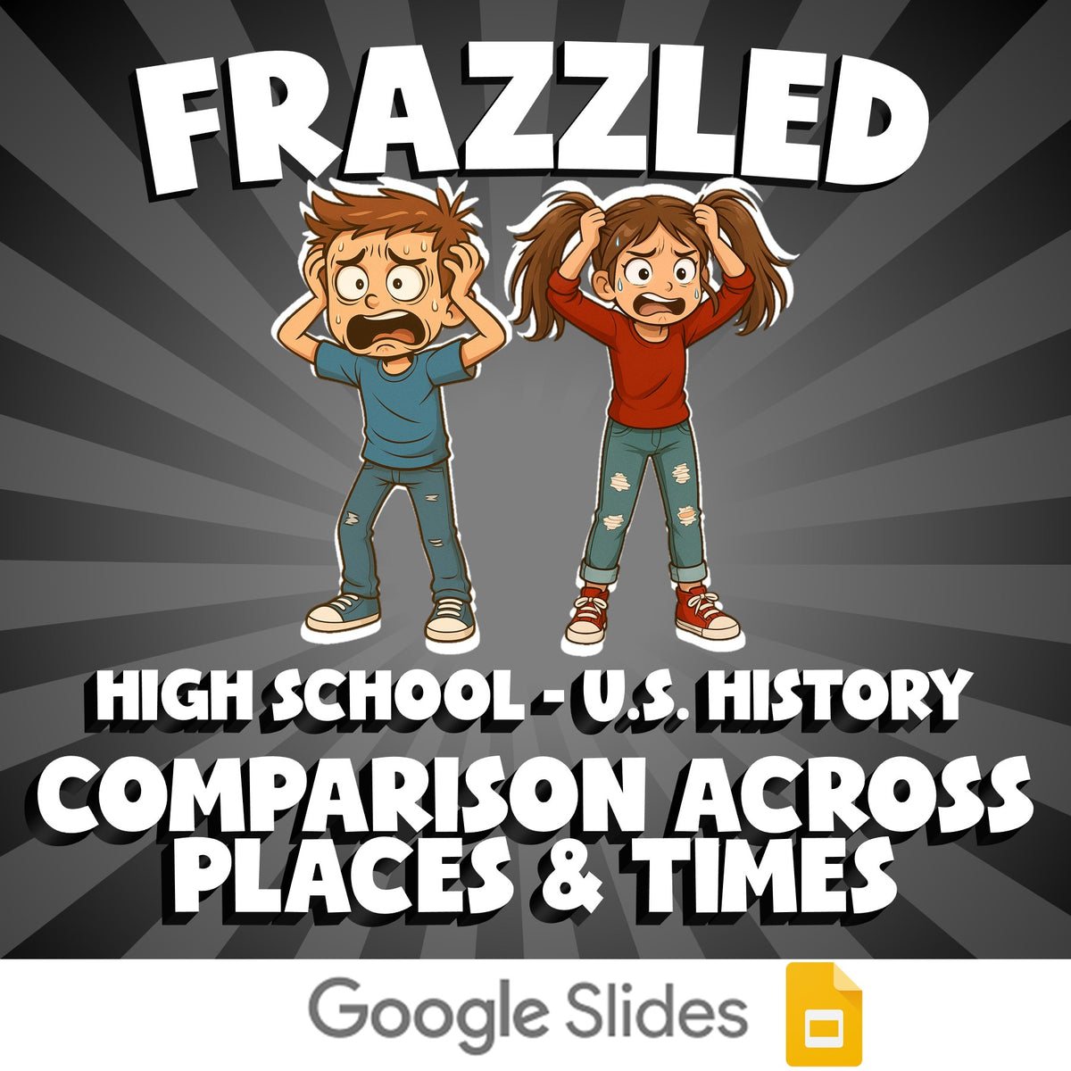 Comparison Across Places & Times FRAZZLED U.S. History Game - No Prep Review