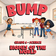 Biomes of the World BUMP Science Game - No Prep Grade 6 Review Activity