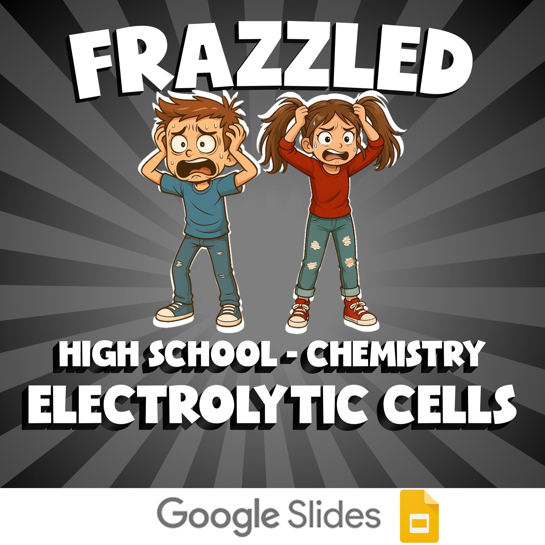 Electrolytic Cells FRAZZLED Science Game - No Prep Chemistry Review Activity