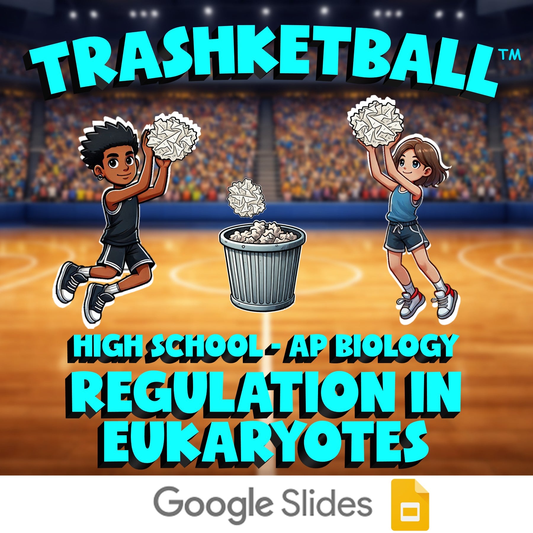 Regulation in Eukaryotes TRASHKETBALL Science Game - No Prep AP Biology Review