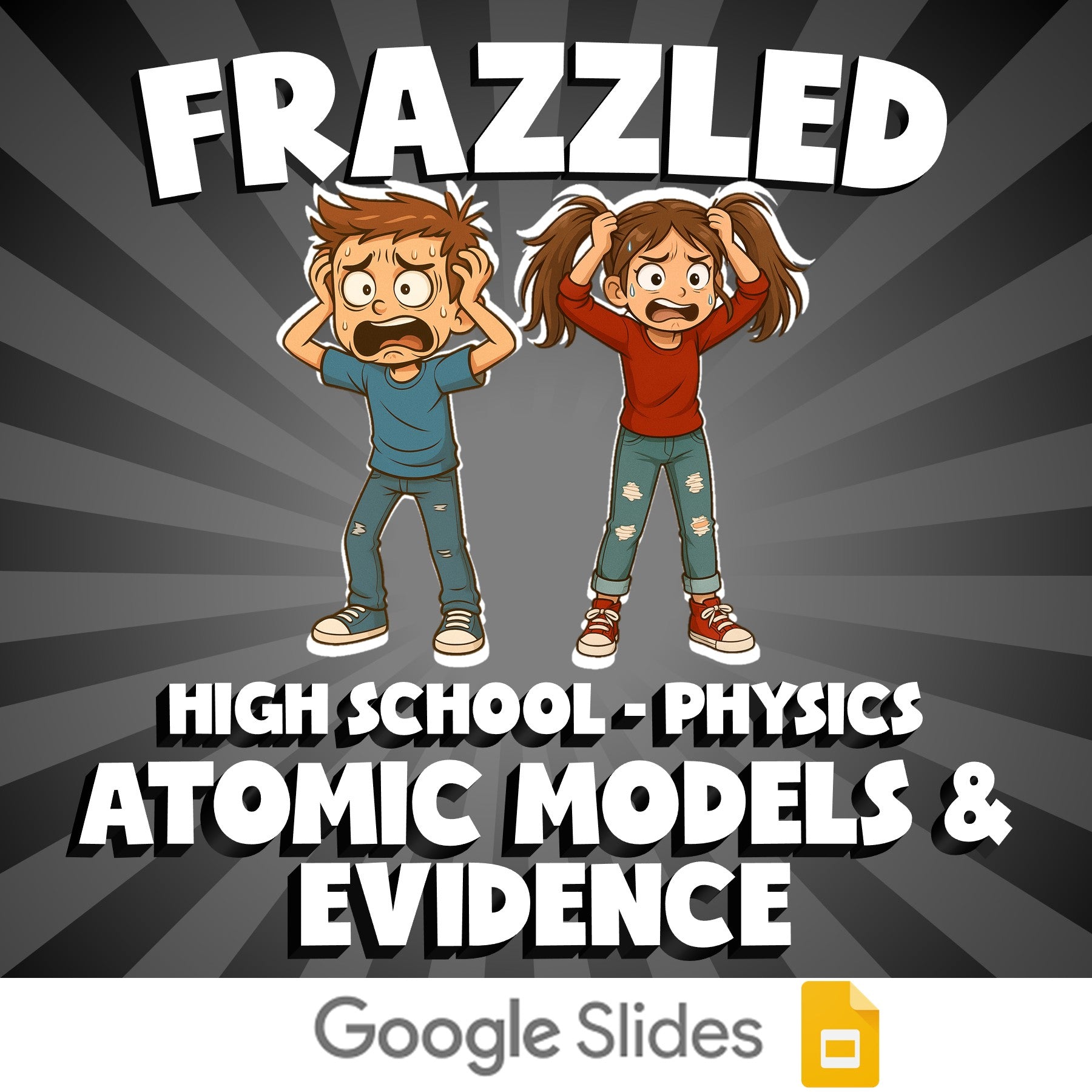 Atomic Models & Evidence FRAZZLED Science Game - No Prep Physics Review Activity