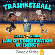 Law of Conservation of Energy TRASHKETBALL Science Game - No Prep Grade 7 Review