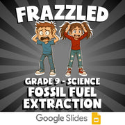 Fossil Fuel Extraction FRAZZLED Science Game - No Prep Grade 9 Review Activity