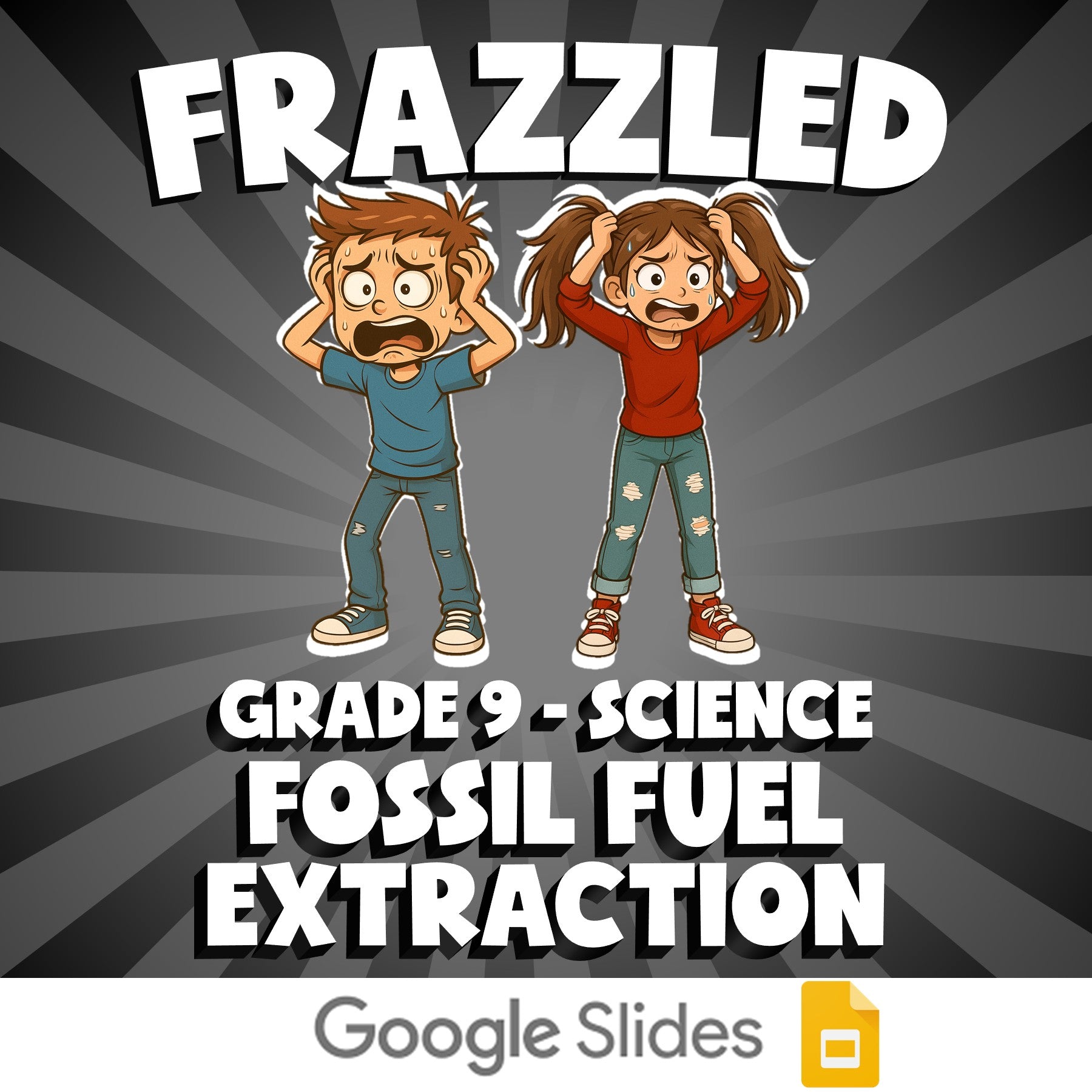 Fossil Fuel Extraction FRAZZLED Science Game - No Prep Grade 9 Review Activity
