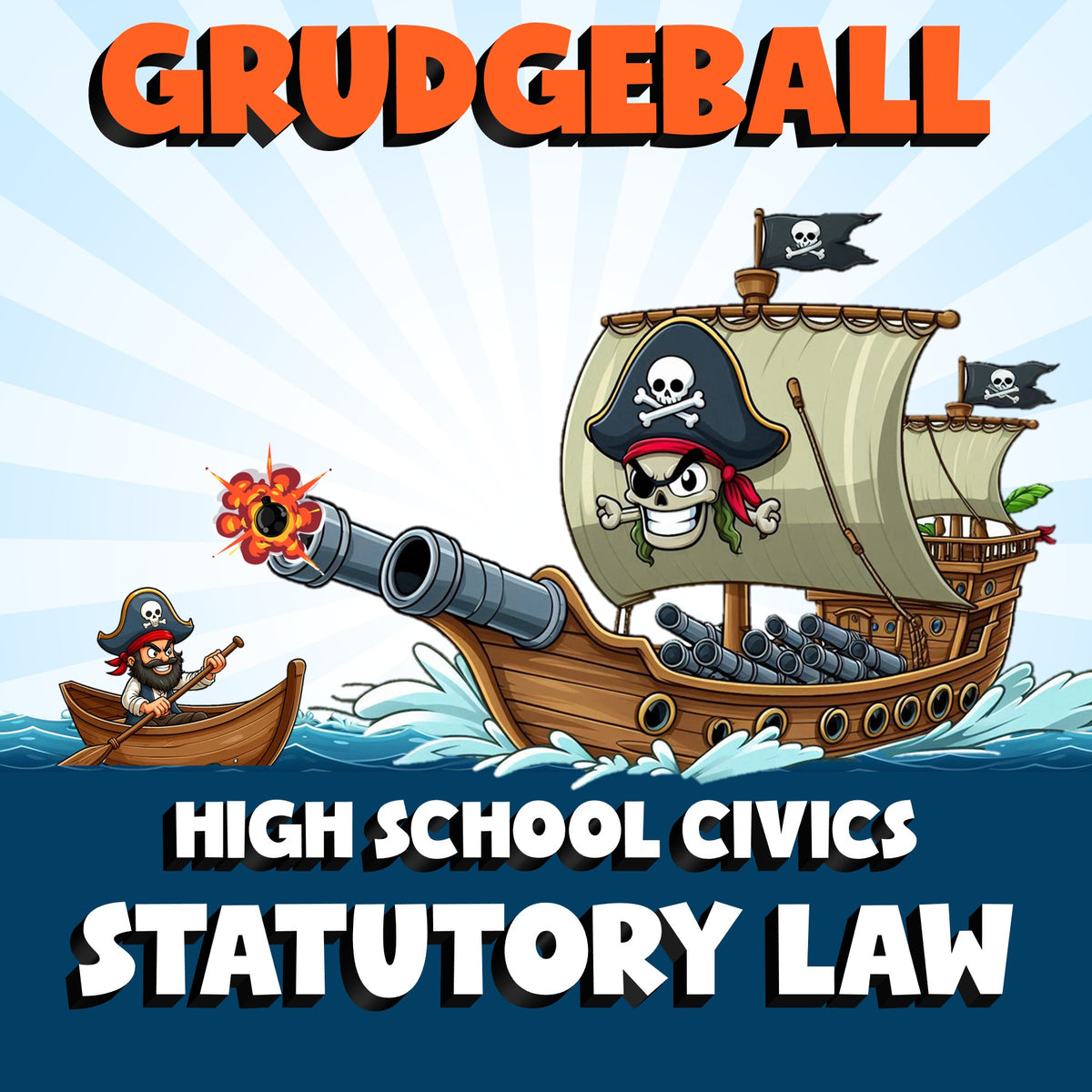 Statutory Law GRUDGEBALL Civics Game - No Prep Review Activity