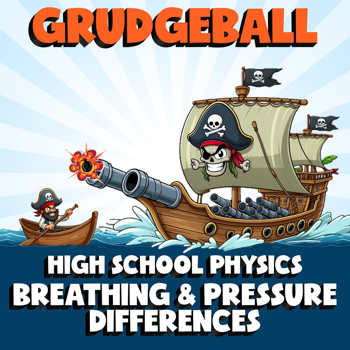 Breathing & Pressure Differences GRUDGEBALL Science Game - No Prep Physics