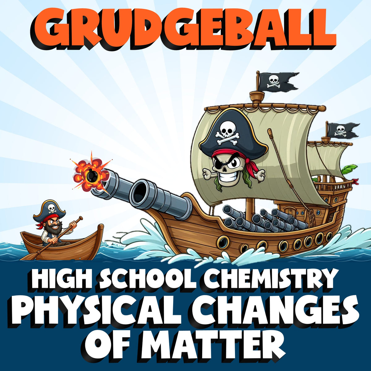 Physical Changes of Matter GRUDGEBALL Science Game - No Prep Chemistry Review