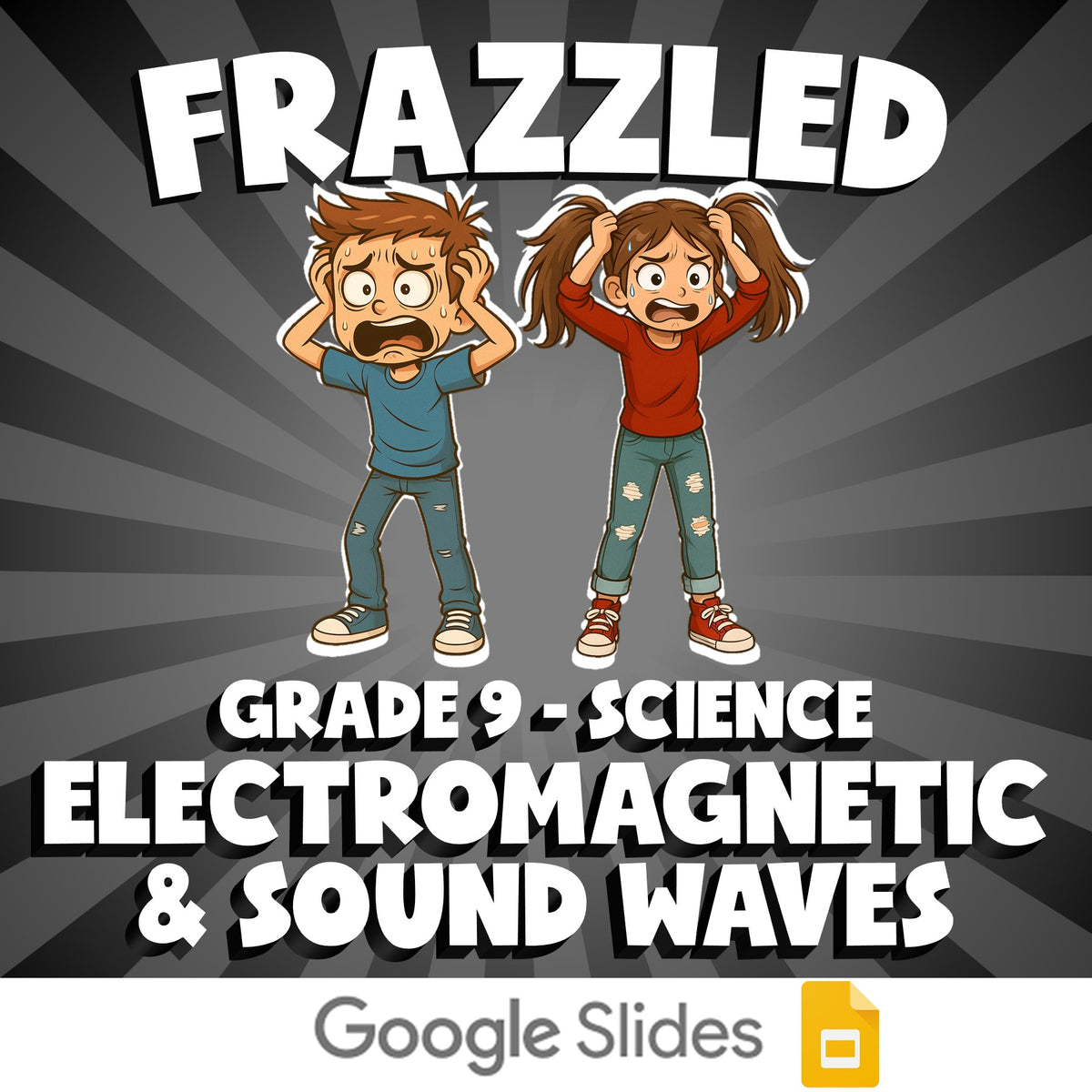 Electromagnetic & Sound Waves FRAZZLED Science Game - No Prep Grade 9 Review