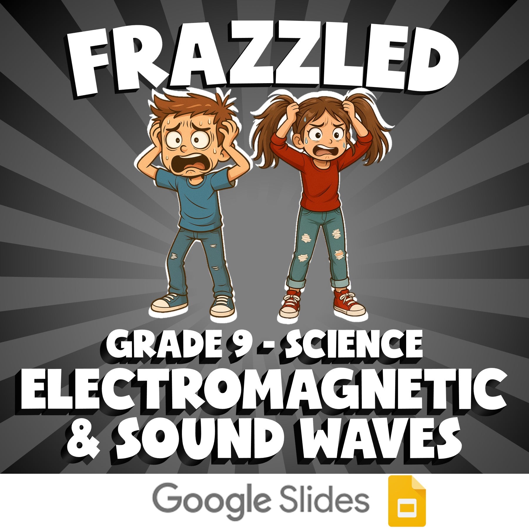 Electromagnetic & Sound Waves FRAZZLED Science Game - No Prep Grade 9 Review