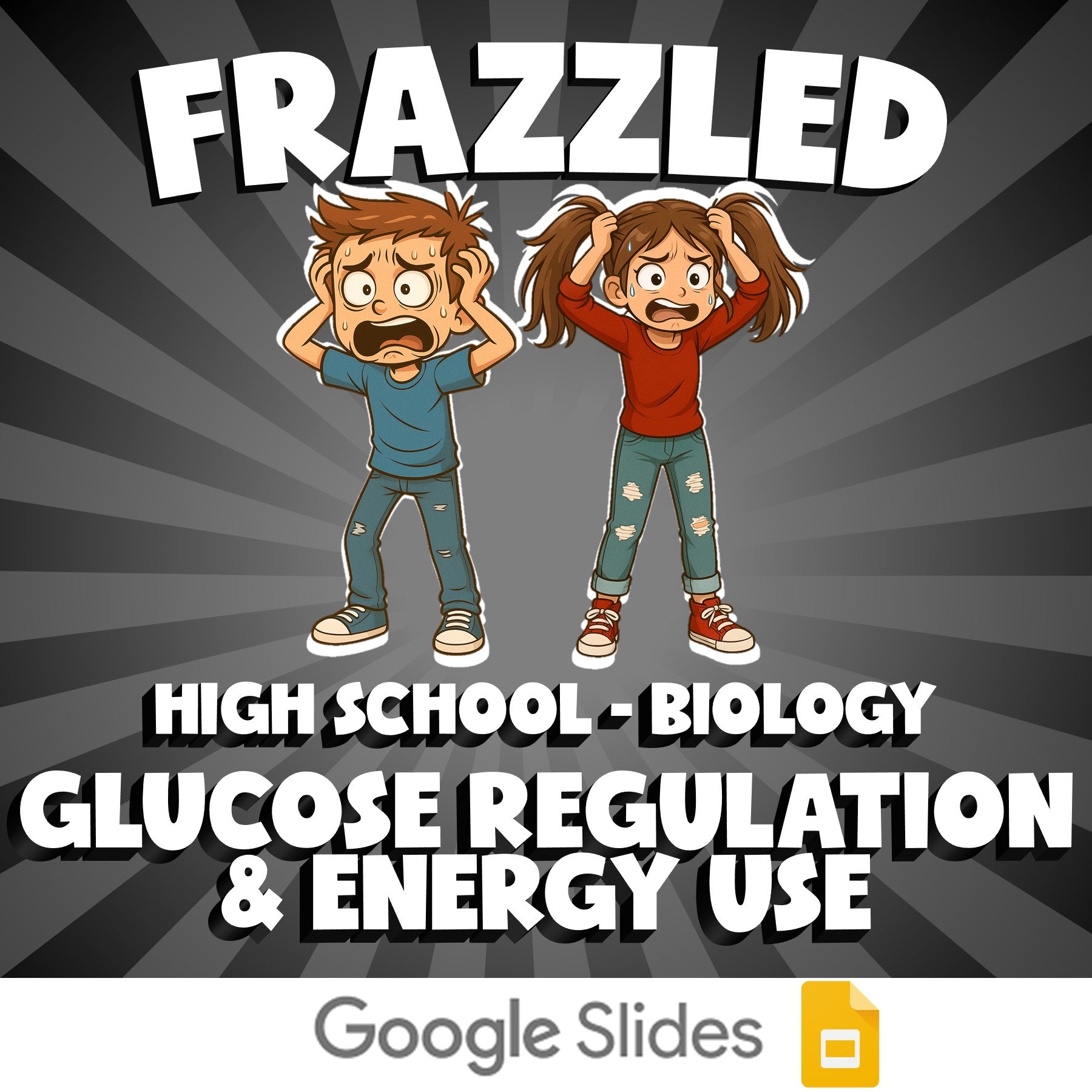 Glucose Regulation & Energy Use FRAZZLED Science Game - No Prep Biology Review