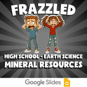 Mineral Resources FRAZZLED Game - No Prep Earth Science Review Activity